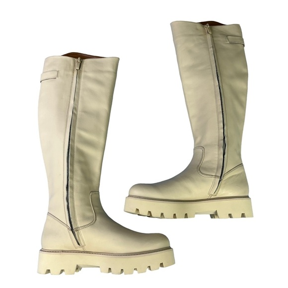 Franco Sarto Cream Over the Knee Boots - Picture 3 of 16